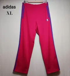 【美品】アディダスオリジナルス トラックパンツ XL レッド