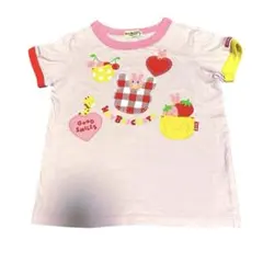 HOT BISCUITS フルーツプリント Tシャツ 100cm ミキハウスのサムネイル
