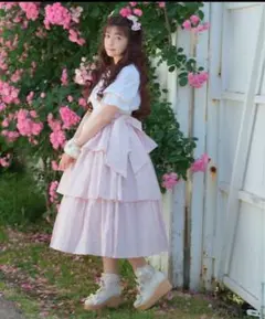 axesfammekawaii コットンレーススカート