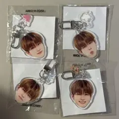 アサヒ　TREASURE 顔アクキー カプセルトイ 喜怒哀楽