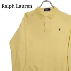 木の芽様【大人気】Ralph Lauren ラルフローレン 長袖ポロシャツ 黄色