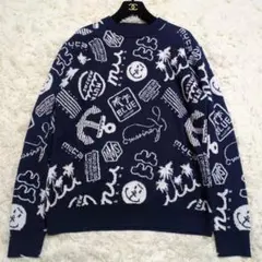 muta MARINE（ムータマリン）「ジャガード クルーネックプルオーバー