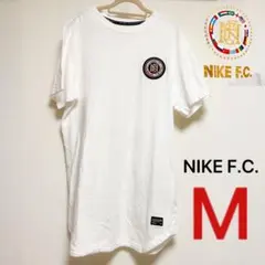 ナイキ NIKE FC フラグ クレスト Tシャツ M 白 コットン100