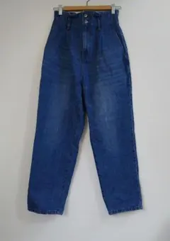 ダブルクローゼット※Wcloset ハイウエスト デニム パンツ フリー