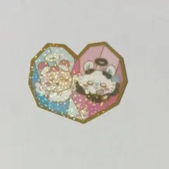 ちいかわ キラキラ ダイカットステッカー モモンガ & カニちゃん