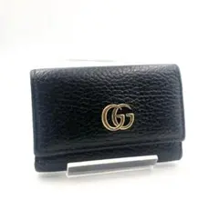 GUCCI ブラック レザー キーケース