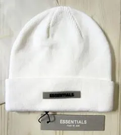 ESSENTIALS エッセンシャルズ FOG ニット帽 ホワイト