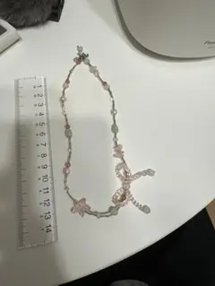 韓国で購入 ビーズネックレス