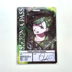 め*る様 シクフォニ　RAGE 仙台公演 5月2日 入場特典カード すち