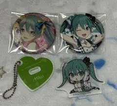 プロセカ 初音ミク モモジャン 缶バッジ アクスタ