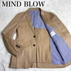 MIND BLOW マインドブロウ テーラードジャケット 2B 背抜き ベージュのサムネイル