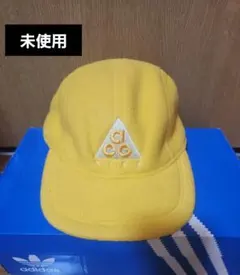 未使用　NIKE ACG cap フリース キャンプキャップ イエロー