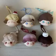 DIMOO フィギュア キーホルダー 6種セット