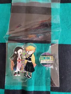 鬼滅の刃　吾峠呼世晴原画展　miniアクリルスタンド　我妻善逸・竈門禰豆子