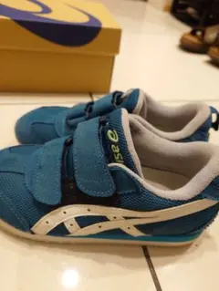ASICS （アシックス）suku2 緑色18.5センチスニーカー