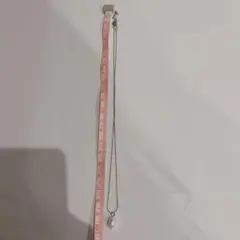 淡水パール チェーンネックレス シルバー