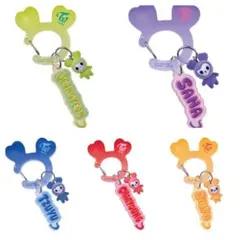 TWICE LOVELYS アクリル カラビナ フロッキー マスコット　5点