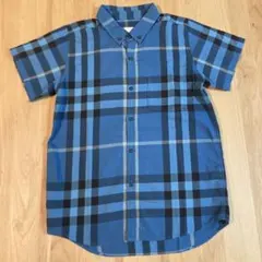 バーバリー　キッズ　半袖シャツ　メガチェック 　140サイズ　10y