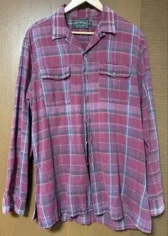 POLO COUNTRY チェック　シャツ　開襟　オープンカラー　ラルフローレン