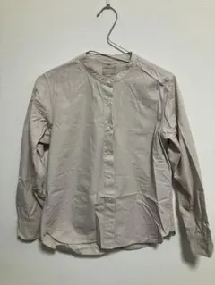 無印良品 MUJI ベージュ 長袖シャツ M