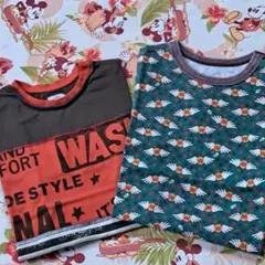 WASK　半袖Tシャツ　120cm　2枚セット 日本製。
