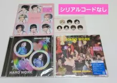 なにわ男子【HARD WORK】CDセット+おまけ(ばんそうこう)