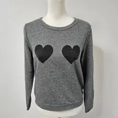 H&M/エイチアンドエム クルーネック カットソー【M】グレー