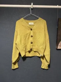 リリーブラウン　ラクーンニットカーディガン