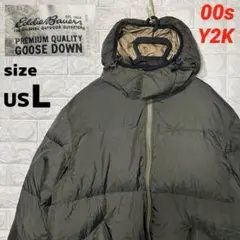 00s エディーバウアー puffer jacket グース ダウンジャケット