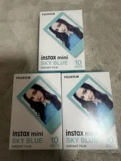 FUJIFILM instax mini SKY BLUE 10枚入り3箱