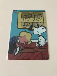 PEANUTS スヌーピー ピアノ ブリキ看板