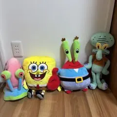 スポンジボブ　ぬいぐるみセット