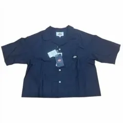 新品未使用　Dickies コットン半袖シャツ Mサイズ ブラック　黒のサムネイル