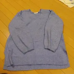 LEPSIM 薄い青 ニットセーター F