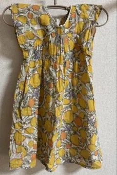 フルーツ柄 ワンピース ノースリーブ キッズのサムネイル