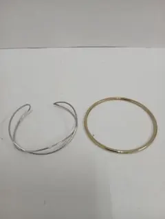 No.281 ブレスレット 2点セット シルバーカラー ゴールドカラー
