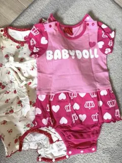 BABYDOLL ロンパース 2枚セット
