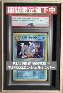 PSA10】わるいギャラドス ☆ 第4弾拡張パック ロケット団 - メルカリ