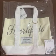 Herlipto ハリプ トートバッグ yellow 新宿ルミネ2限定品 - メルカリ
