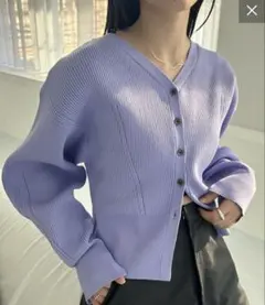 mystic レイヤードボタンカーディガン