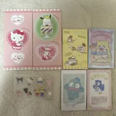 サンリオキャラクター カード・シールセット
