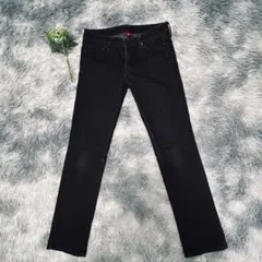 UNIQLO ユニクロ（S）ストレートフィットスキニージーンズ デニムパンツ