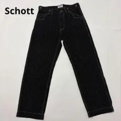 schottヒッコリーデニムBLACK32インチ　アメカジ schottヒッコリーデニムBLACK32インチ アメカジ - メルカリ