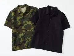 【A.P.C.】ロンハーマン別注 David Shirt 半袖シャツ ブラックのサムネイル
