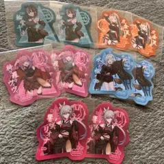 【未開封品】FLOW GLOW☆ホロライブ ステッカー 全5種コンプリート