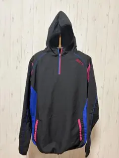ZETT トレーニングハーフジップナイロンジャケット 野球 Lサイズ