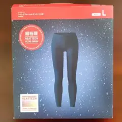 ユニクロ　超極暖　レディース　レギンス　ネイビーL　ヒートテックウルトラウォーム