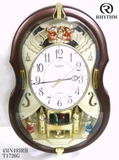 【箱付未使用品】リズム　RHYTHM　時計　スモールワールドワーカー リズム時計工業 LIVESPOT スモールワールド RHYTHM 4MH706