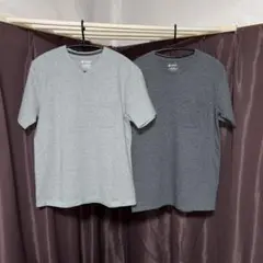 美品　ナノユニバース anti soaked ポケットTシャツ 2枚セット　M