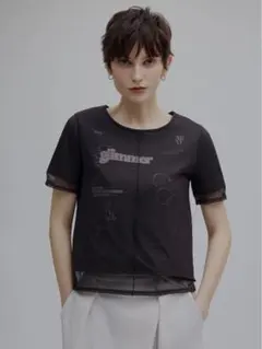 AMERI SHEER LAYERED GLIMMER GRAPHICTEEのサムネイル